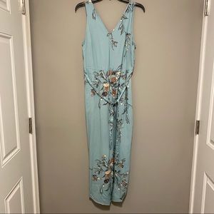 A New Day Flowered Maxi Dress Size M